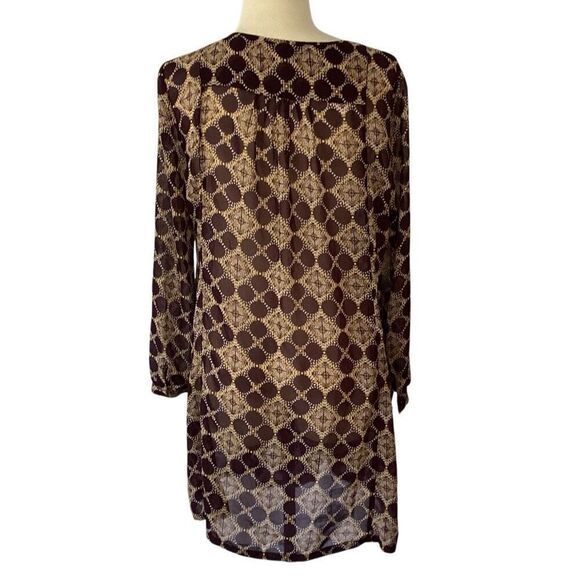 Soma Intimates Sheer Soft Chiffon Dress Women’s Large Long Sleeve - Picture 2 of 7